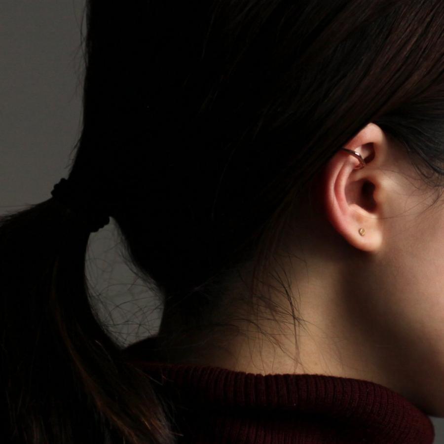 イロンデール エペパン hirondelle et pepin / k18 hp-514 スマイルスタンプ ピアス 2 (片耳タイプ) レディース ギフト プレゼント アクセサリ… | hirondelle | 02