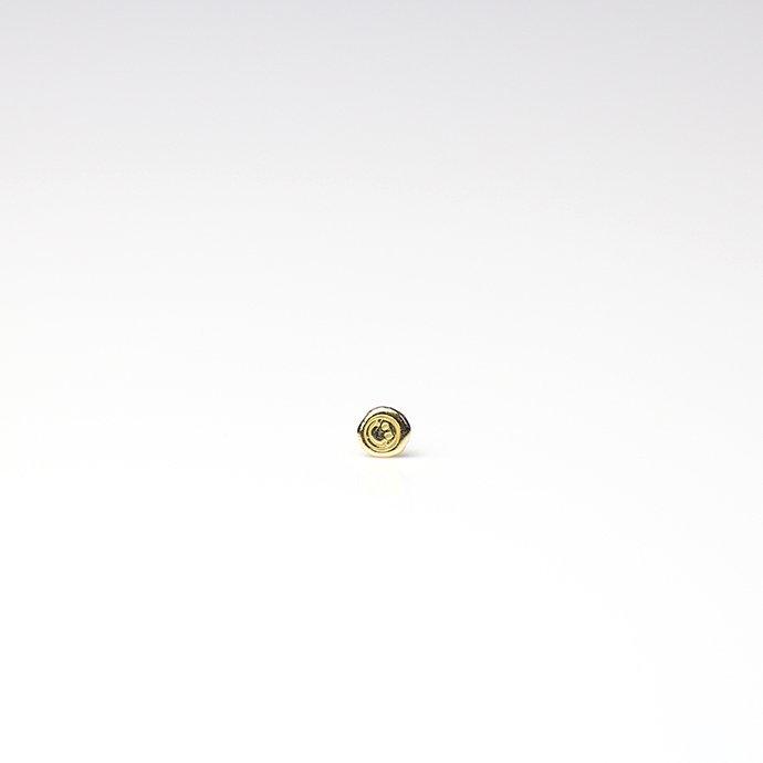 イロンデール エペパン hirondelle et pepin / k18 hp-514 スマイルスタンプ ピアス 2 (片耳タイプ) レディース ギフト プレゼント アクセサリ… | hirondelle | 05