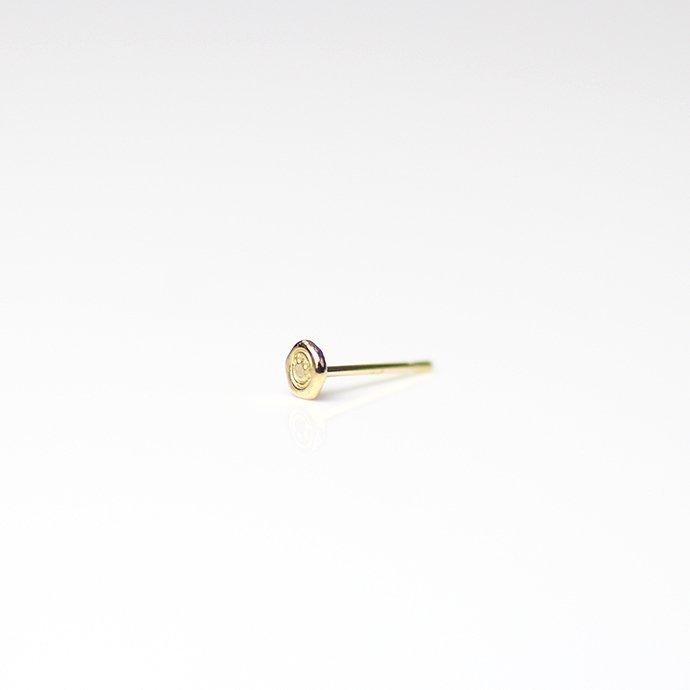 イロンデール エペパン hirondelle et pepin / k18 hp-515 スマイルスタンプ ピアス 3 / ハート (片耳タイプ) レディース ギフト プレゼント ア… | hirondelle | 06