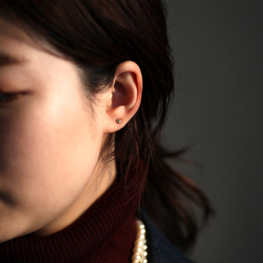 イロンデール エペパン hirondelle et pepin / k18 hp-516 ハートスタンプ ピアス (片耳タイプ) レディース ギフト プレゼント アクセサリー ジ… | hirondelle | 02