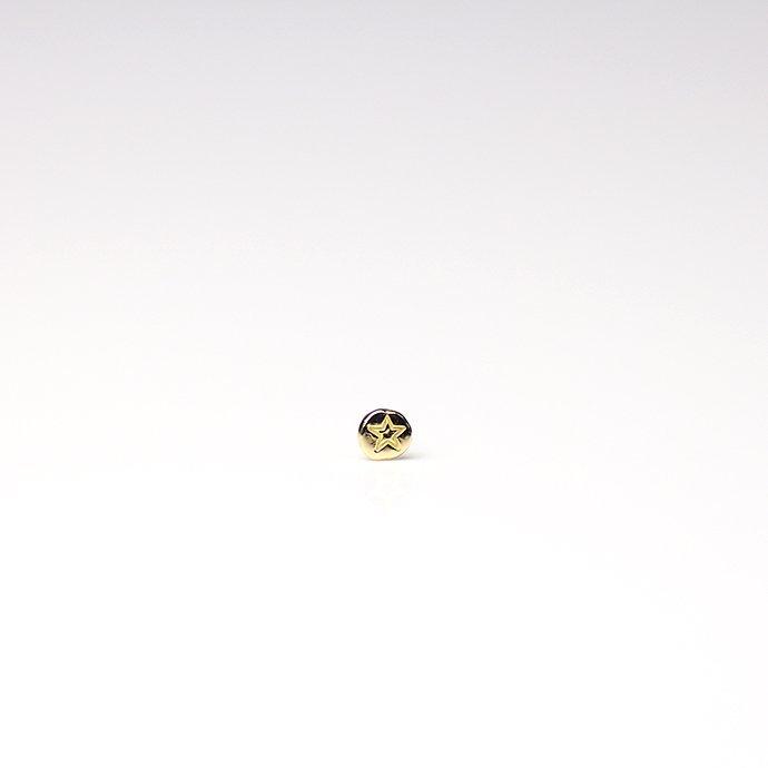 イロンデール エペパン hirondelle et pepin / k18 hp-517 スタースタンプ ピアス (片耳タイプ) レディース ギフト プレゼント アクセサリー ジ… | hirondelle | 02