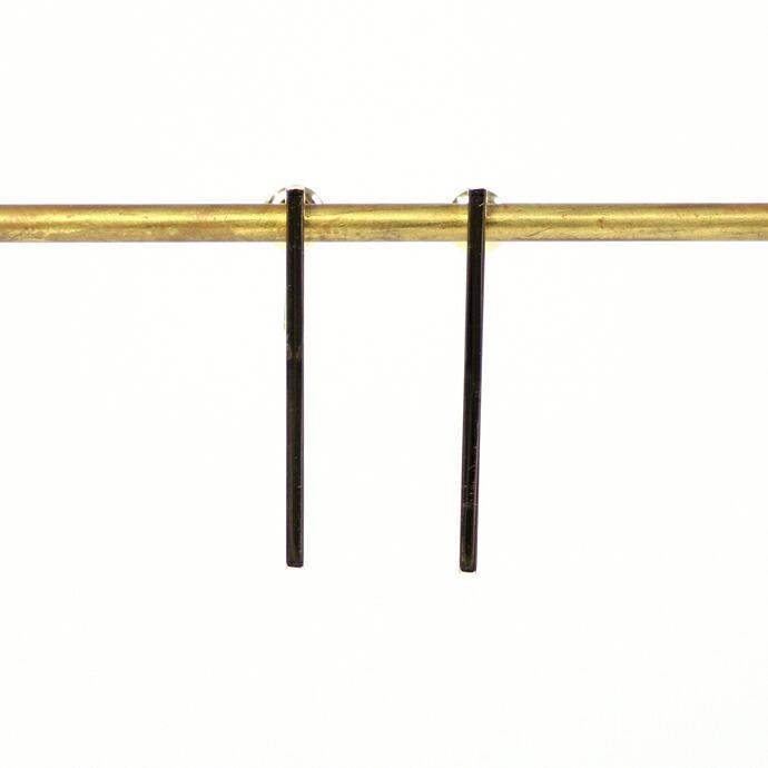【廃番商品】siki (シキ) / SK-PE19-SVGP ロングバー イヤリング - ゴールド |  | 03