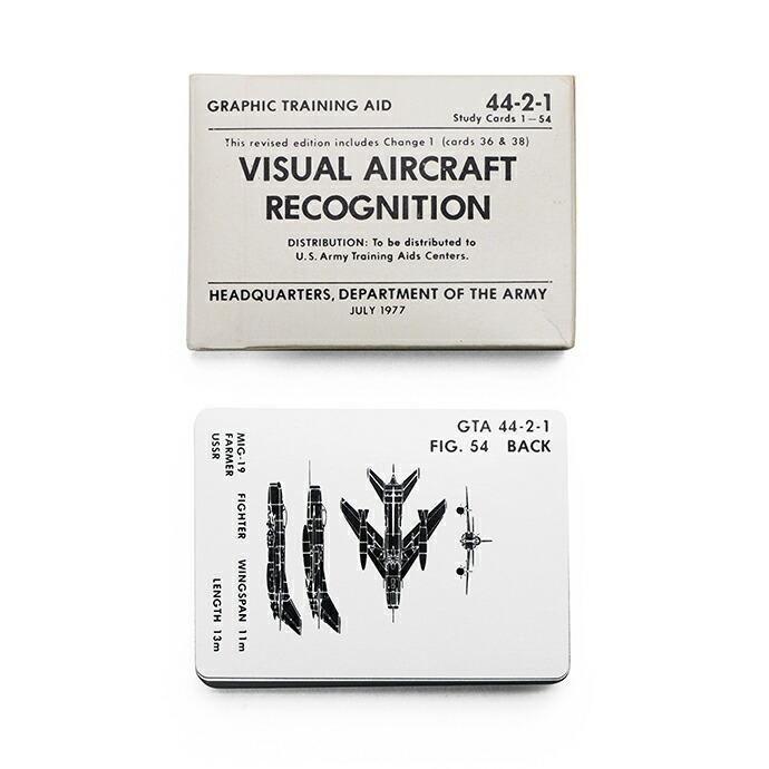 U.S.ARMY / Visual Aircraft Recognition Cards（70s デッドストック 航空機識別認識用カード） | 