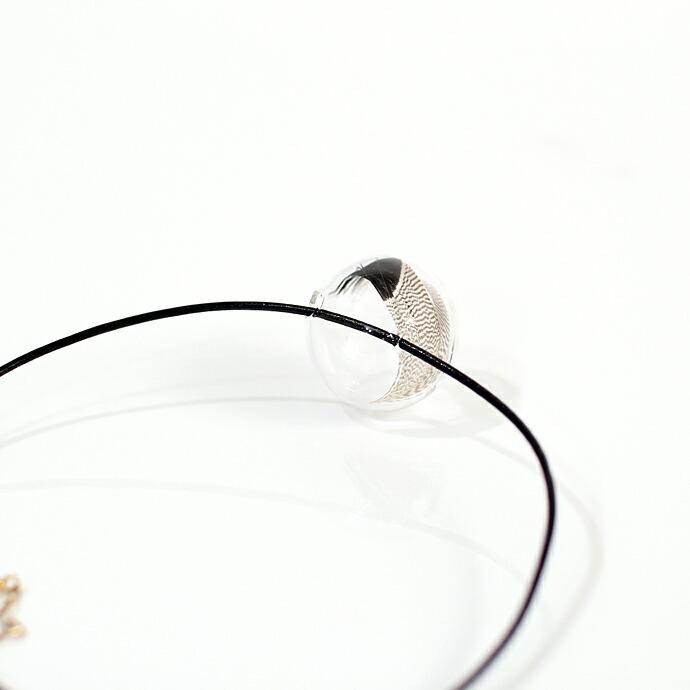 【廃番商品】moca.arpeggio（モカ アルペジオ） / GFN-17 Feather フェザー グラスボール ショートネックレス - ブラウン レディース ギフト プレゼント 贈… | フェザー | 04