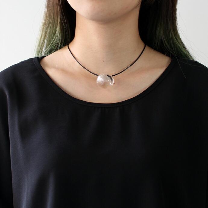 【廃番商品】moca.arpeggio（モカ アルペジオ） / GFN-17 Feather フェザー グラスボール ショートネックレス - ブラウン レディース ギフト プレゼント 贈… | フェザー | 05