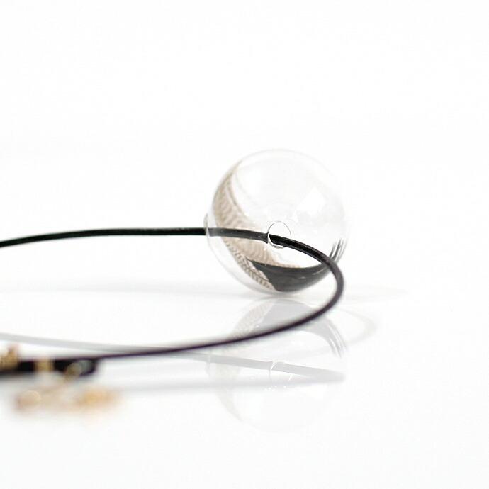 【廃番商品】moca.arpeggio（モカ アルペジオ） / GFN-17 Feather フェザー グラスボール ショートネックレス - ブラウン レディース ギフト プレゼント 贈… | フェザー | 07