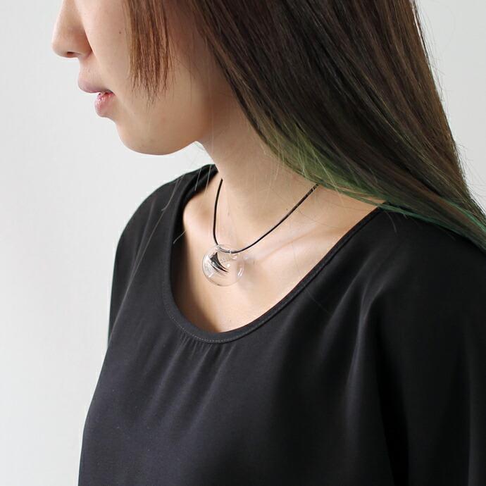 【廃番商品】moca.arpeggio（モカ アルペジオ） / GFN-17 Feather フェザー グラスボール ショートネックレス - ブラウン レディース ギフト プレゼント 贈… | フェザー | 09