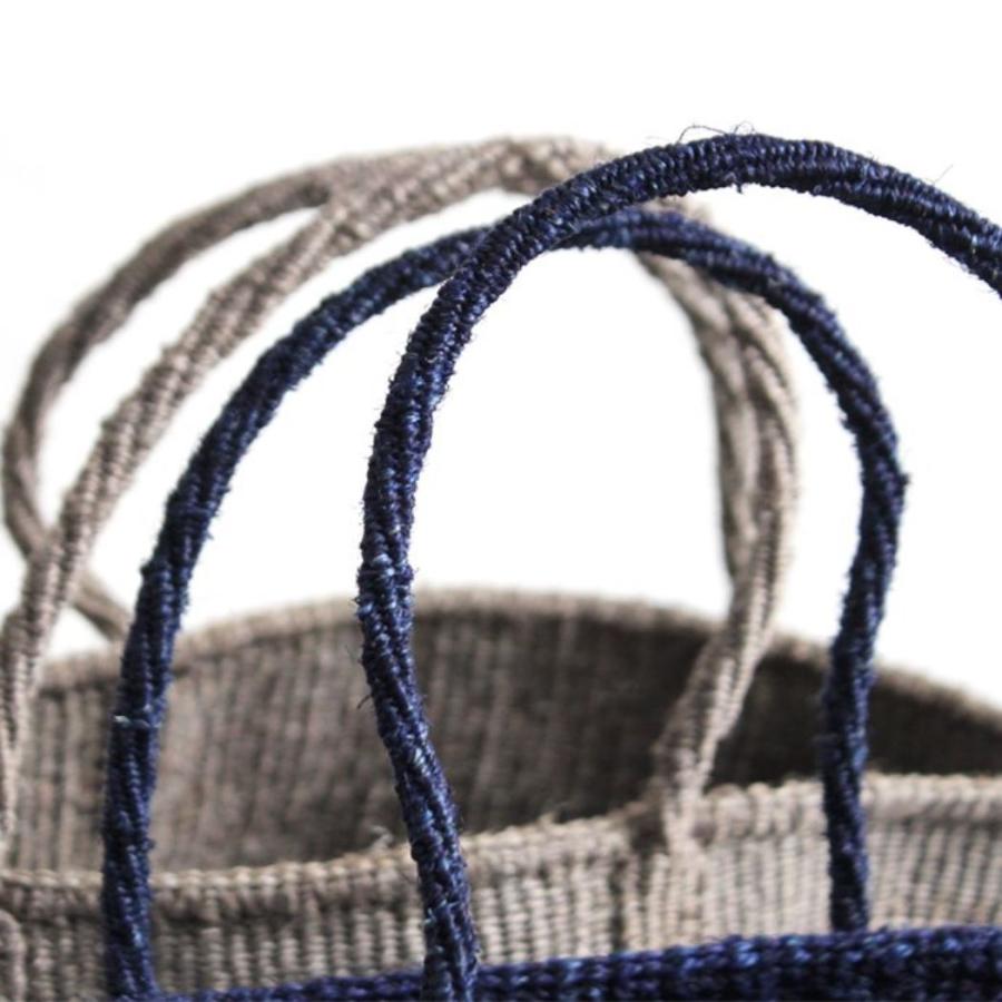 サイザル カゴバッグ ラウンド M / K1104-85 - ネイビー  レディース カゴバッグ 12インチ | NAVY（SWISS MILITARY HANOWA） | 04
