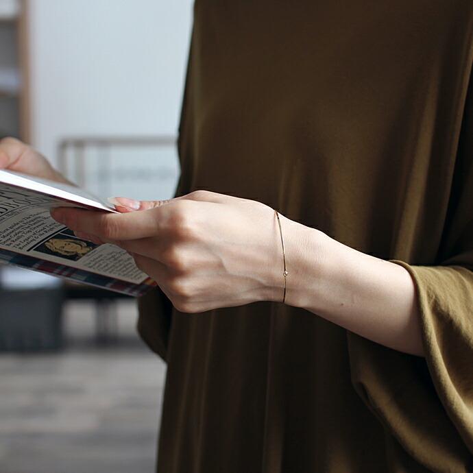 【廃番商品】hirondelle et pepin (イロンデールエペパン) / k18 hv-191-16s ローズカットダイヤバングル | hirondelle | 02