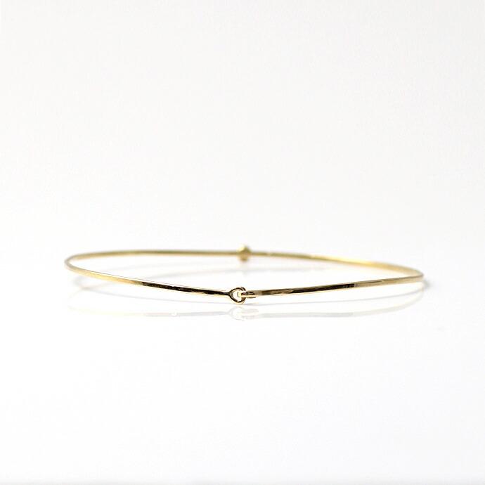 【廃番商品】hirondelle et pepin (イロンデールエペパン) / k18 hv-191-16s ローズカットダイヤバングル | hirondelle | 06