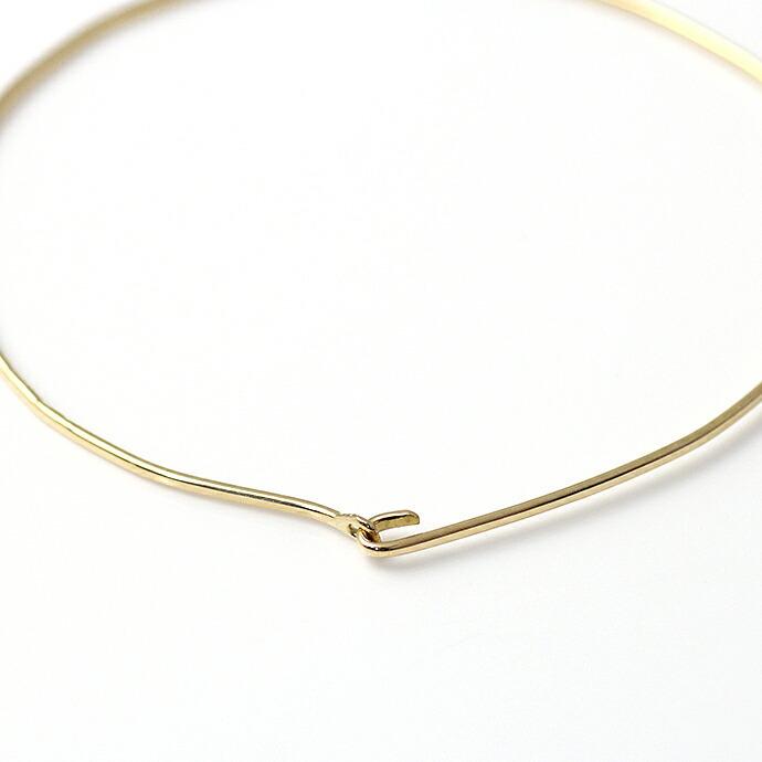 【廃番商品】hirondelle et pepin (イロンデールエペパン) / k18 hv-192-16s バゲットカットダイヤバングル | hirondelle | 02