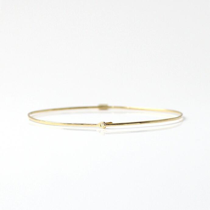 【廃番商品】hirondelle et pepin (イロンデールエペパン) / k18 hv-192-16s バゲットカットダイヤバングル | hirondelle | 06