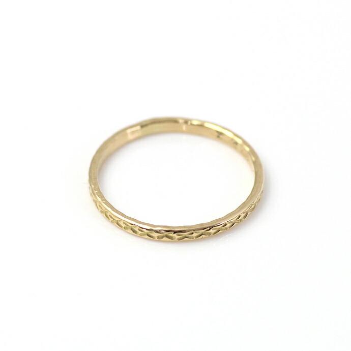 イロンデール エペパン hirondelle et pepin / k18 hr-503-16s クロスラインリング M / ゴールド レディース 指輪 ギフト プレゼント 記念日 ア… | hirondelle | 01