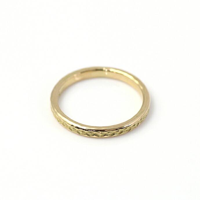 イロンデール エペパン hirondelle et pepin / k18 hr-504-16s クロスラインリング L / ゴールド レディース 指輪 ギフト プレゼント 記念日 ア… | hirondelle | 01