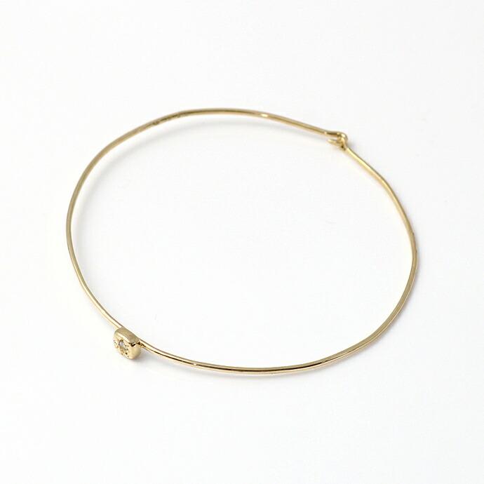 イロンデール エペパン hirondelle et pepin / k18 hv-193-16s 星留めダイヤバングル レディース ギフト プレゼント ブレスレット アクセサリー… | hirondelle | 02