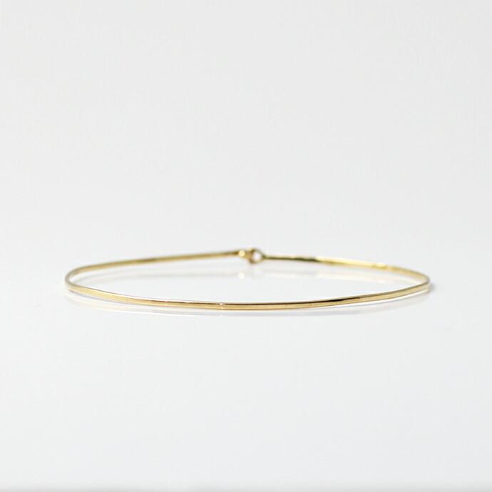 【廃番商品】hirondelle et pepin (イロンデールエペパン) / k18 hv-182-16s 平打バングル S | hirondelle