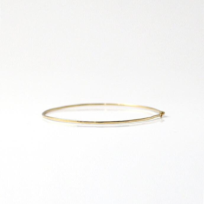 【廃番商品】hirondelle et pepin (イロンデールエペパン) / k18 hv-182-16s 平打バングル S | hirondelle | 01