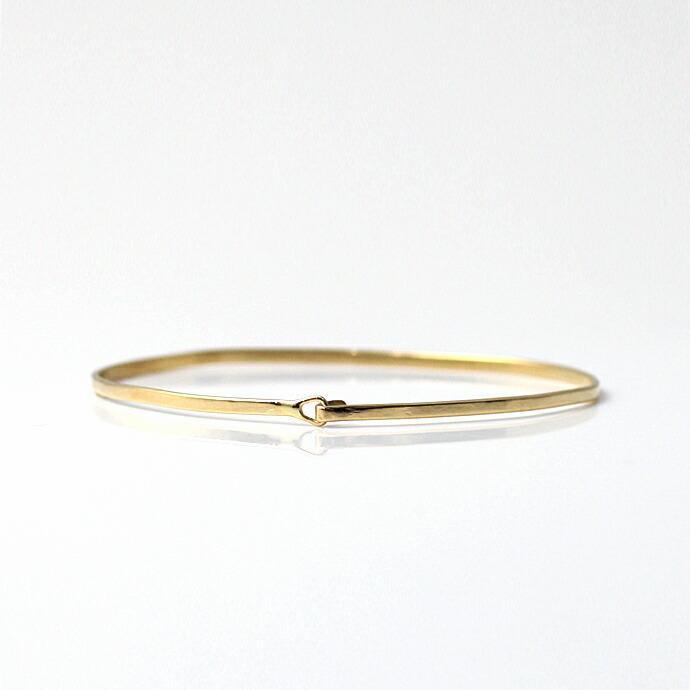 【廃番商品】hirondelle et pepin (イロンデールエペパン) / k18 hv-183-16s 平打バングル M | hirondelle | 02