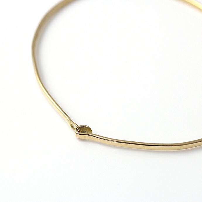 【廃番商品】hirondelle et pepin (イロンデールエペパン) / k18 hv-183-16s 平打バングル M | hirondelle | 05