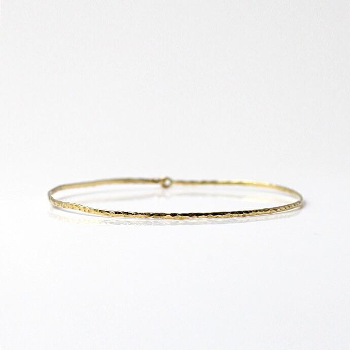 【廃番商品】hirondelle et pepin (イロンデールエペパン) / k18 hv-187-16s エンボスバングル S | hirondelle