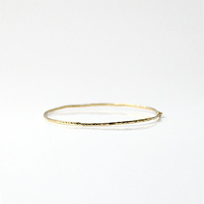 【廃番商品】hirondelle et pepin (イロンデールエペパン) / k18 hv-187-16s エンボスバングル S | hirondelle | 01