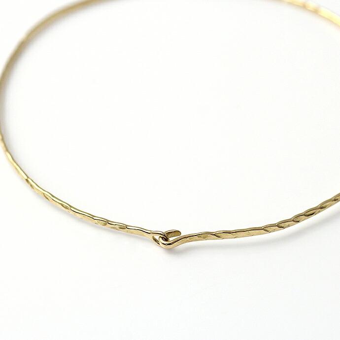 【廃番商品】hirondelle et pepin (イロンデールエペパン) / k18 hv-187-16s エンボスバングル S | hirondelle | 05