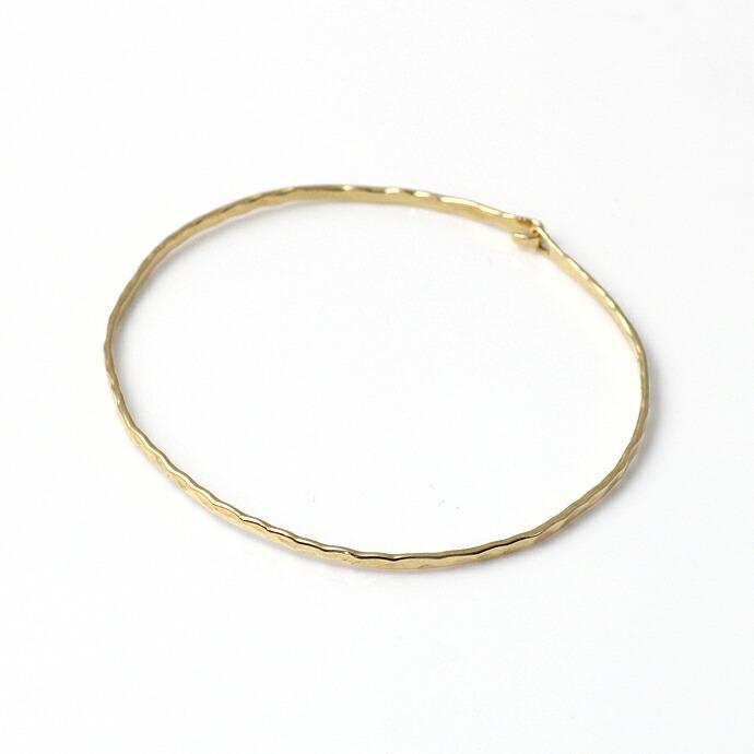 【廃番商品】hirondelle et pepin (イロンデールエペパン) / k18 hv-188-16s エンボスバングル M | hirondelle | 04