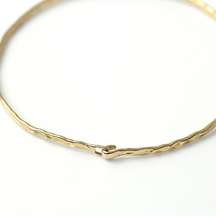 【廃番商品】hirondelle et pepin (イロンデールエペパン) / k18 hv-188-16s エンボスバングル M | hirondelle | 05