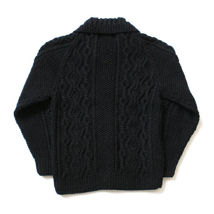 INVERALLAN（インバーアラン） / 3A Lumber Cardigan - Black Denim インバーアラン インディゴカーディガン ブラックデニム |  | 02