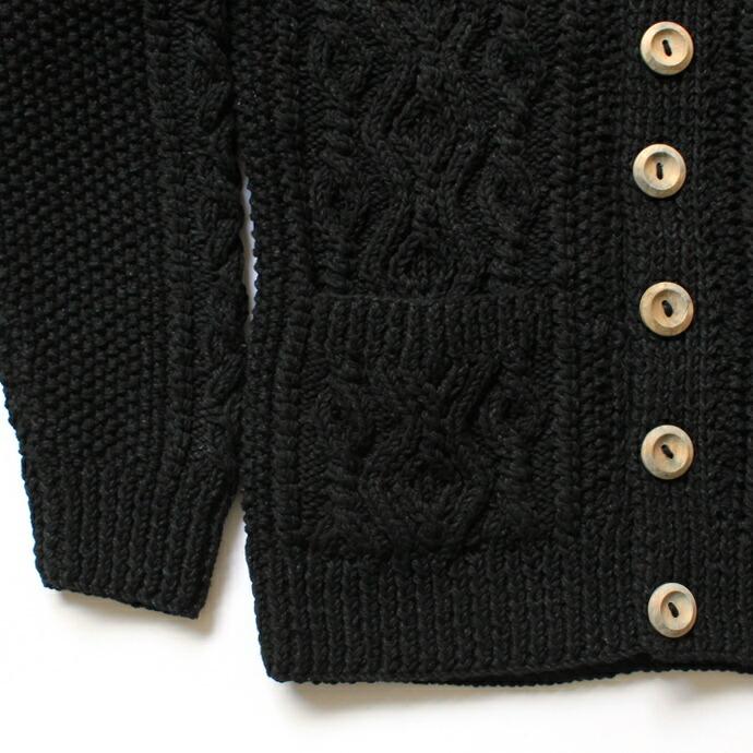 INVERALLAN（インバーアラン） / 3A Lumber Cardigan - Black Denim インバーアラン インディゴカーディガン ブラックデニム |  | 05