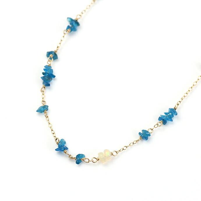 cocozelle（ココゼル） / CON-08 apatite ネックレス - アパタイト レディース ギフト プレゼント 記念日 アクセサリー ジュエリー 20代 30代 4… |  | 01