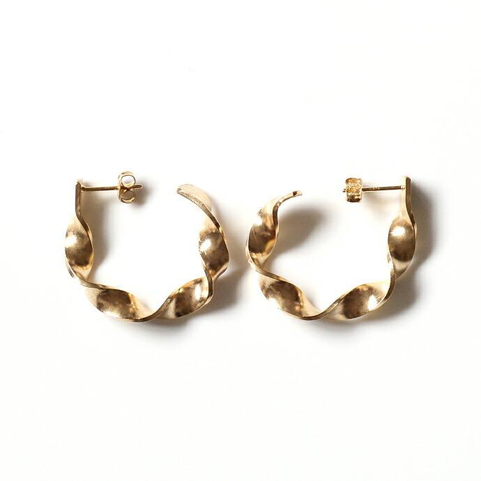 cocozelle（ココゼル） / COP-11 twist ツイストフープピアス レディース ギフト プレゼント 記念日 アクセサリー ジュエリー 20代 30代 40代 5… | 