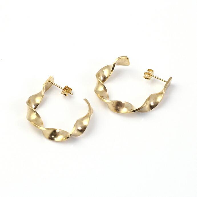 cocozelle（ココゼル） / COP-11 twist ツイストフープピアス レディース ギフト プレゼント 記念日 アクセサリー ジュエリー 20代 30代 40代 5… |  | 01