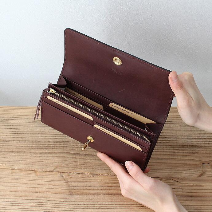 Ense（アンサ） / long wallet オコシロングウォレット ew116 - キャメル （キップレザー） 送料無料 |  | 10