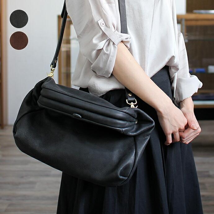 Ense（アンサ） / gamaguchi shoulder S 2way レザー ガマグチショルダーバッグ pens350 - 全2色 送料無料 | 