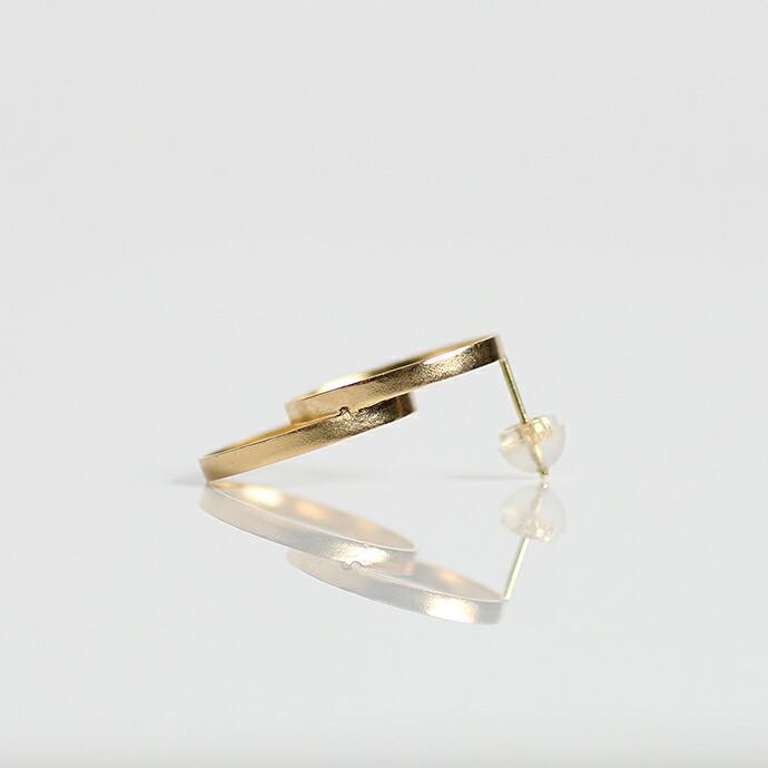 siki (シキ) / SK-LP03-GD ダブルサークルラインピアス - ゴールド |  | 03