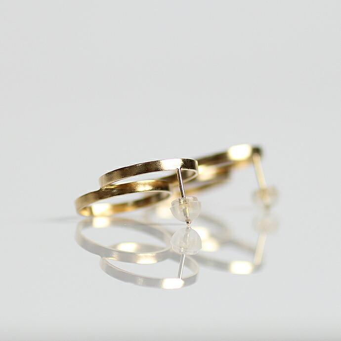 siki (シキ) / SK-LP03-GD ダブルサークルラインピアス - ゴールド |  | 04