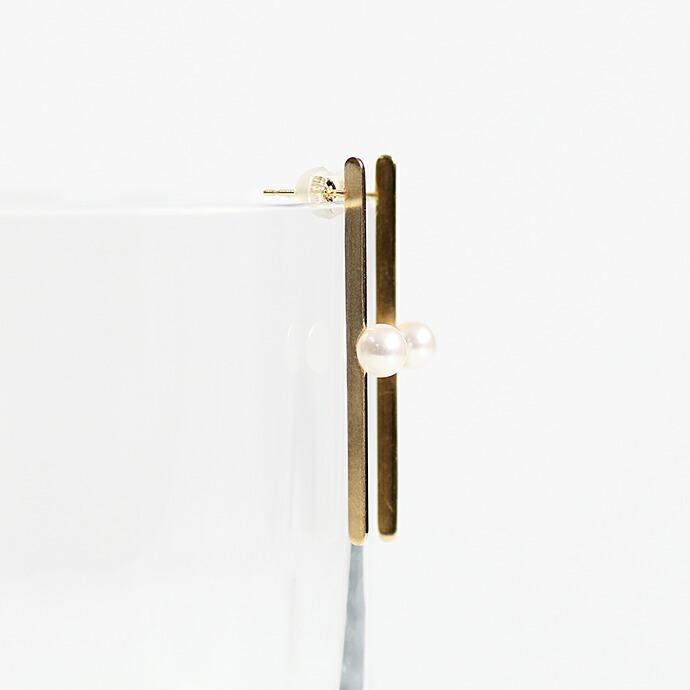 siki (シキ) / SK-LP07-GD / ゴールドライン＆パールピアス |  | 02