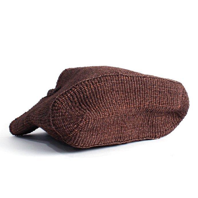 サイザル カゴバッグ 楕円L - ダークブラウン かごバッグ |  | 06