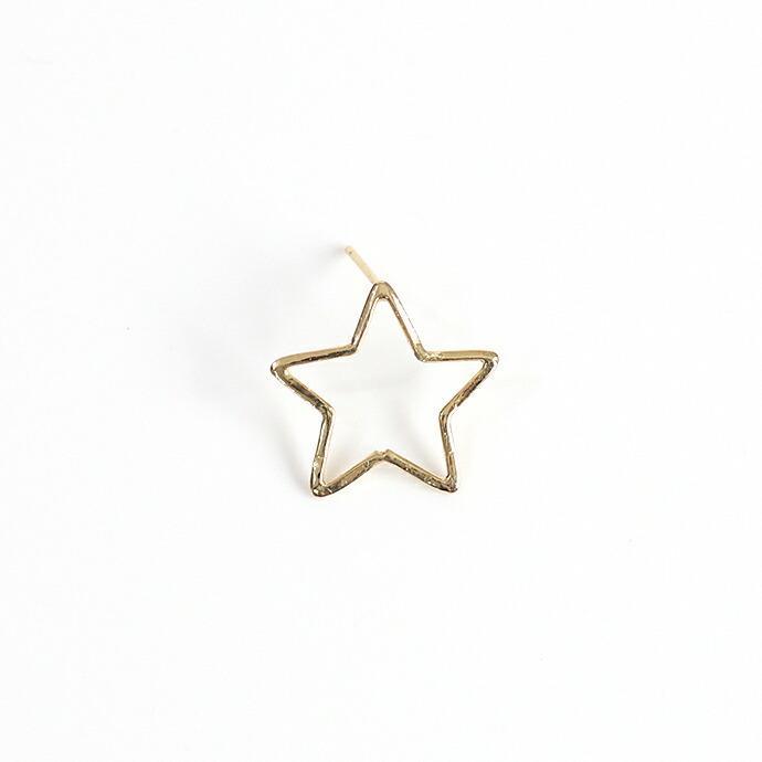 イロンデール エペパン hirondelle et pepin / k18 hp-539-17w ワイヤー スターピアス S (片耳タイプ) レディース ギフト プレゼント アクセサ… | hirondelle