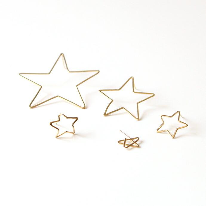 イロンデール エペパン hirondelle et pepin / k18 hp-539-17w ワイヤー スターピアス S (片耳タイプ) レディース ギフト プレゼント アクセサ… | hirondelle | 06