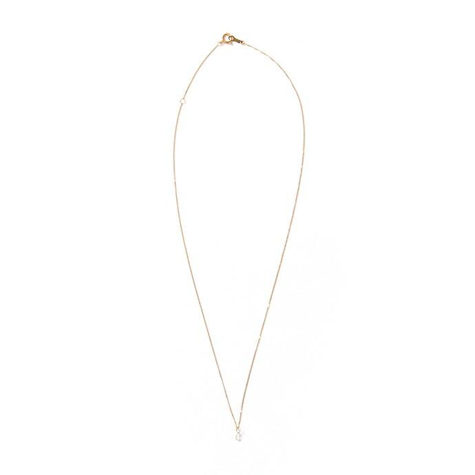 イロンデール エペパン hirondelle et pepin / k18 hn-503-17w ペアシェイプカット ルースダイヤネックレス レディース ギフト プレゼント アク… | hirondelle | 04