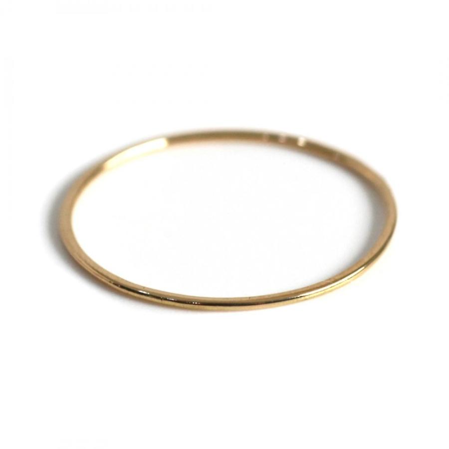 イロンデール エペパン hirondelle et pepin / k18 hr-509-17w 極細シンプルペタンコリング レディース 指輪 ギフト プレゼント 記念日 アクセ… | hirondelle