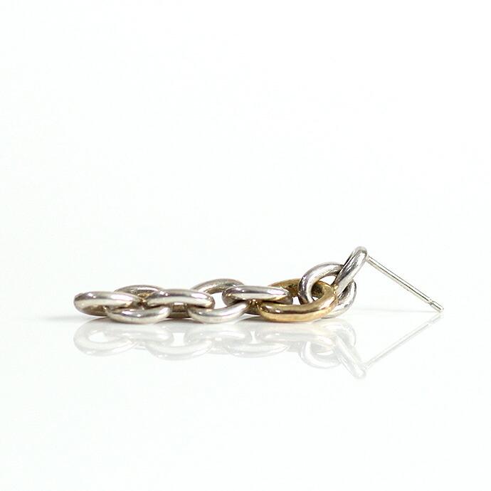 イロンデール エペパン hirondelle et pepin / k18 silver sp-13-17w チェーンピアス2 / ロング (片耳タイプ) レディース ギフト プレゼント ア… | hirondelle | 02