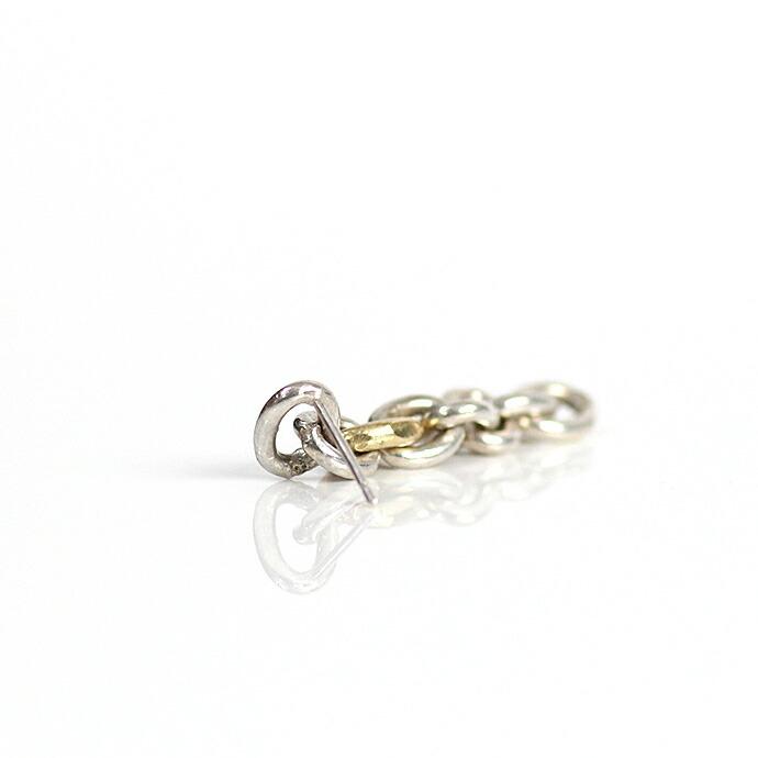 イロンデール エペパン hirondelle et pepin / k18 silver sp-13-17w チェーンピアス2 / ロング (片耳タイプ) レディース ギフト プレゼント ア… | hirondelle | 03