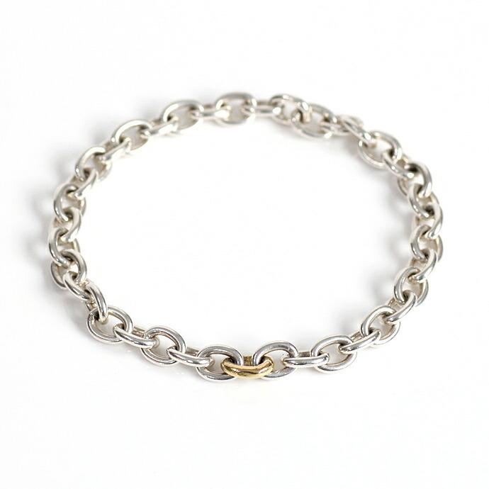 イロンデール エペパン hirondelle et pepin / k18 silver sv-15-17w チェーンバングル レディース ギフト プレゼント ブレスレット アクセサリ… | hirondelle | 01