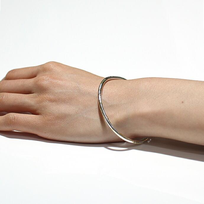 イロンデール エペパン hirondelle et pepin / k18 silver sv-17-17w デコボコバングル / シルバー レディース ギフト プレゼント ブレスレット… | hirondelle | 05