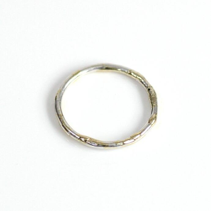 イロンデール エペパン hirondelle et pepin / k18 silver sr-22-17w デコボコリング S / シルバー レディース 指輪 ギフト プレゼント 記念日 … | hirondelle | 01