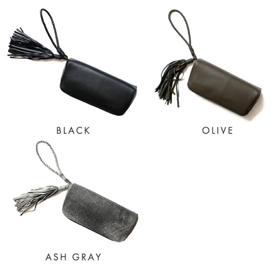 SEASIDE FREERIDE（シーサイドフリーライド） / CDP PC ウォレット型 ハンドル付き レザークラッチバッグ - 全3色 |  | 01