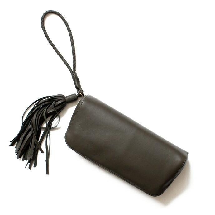 SEASIDE FREERIDE（シーサイドフリーライド） / CDP PC ウォレット型 ハンドル付き レザークラッチバッグ - 全3色 |  | 12